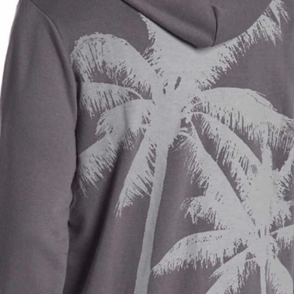 Onia Casual Hoodie Palm Tree Design